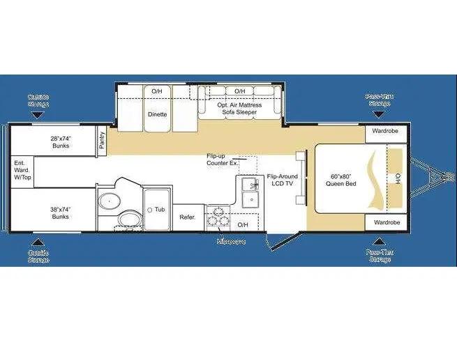 2010 Keystone RV Laredo 29BHS thumbnail 2