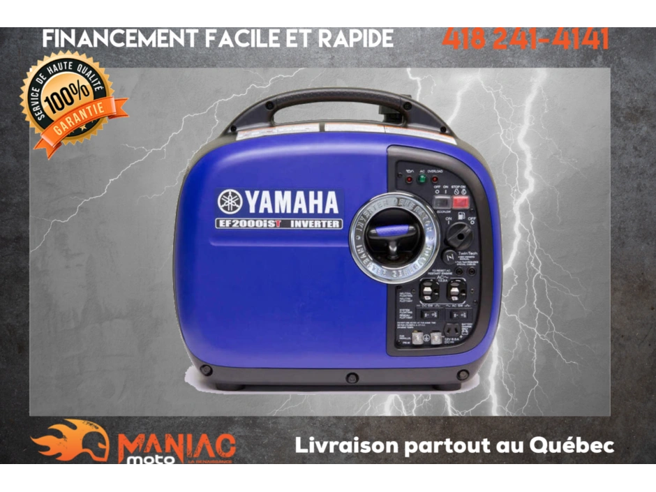 Yamaha Génératrice À Inverseur Ef2000ist 2025 alt