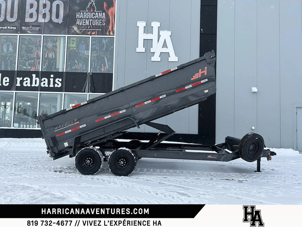 2026 Horizon Lz7 16' X 83" Bp Dump Trailer alt