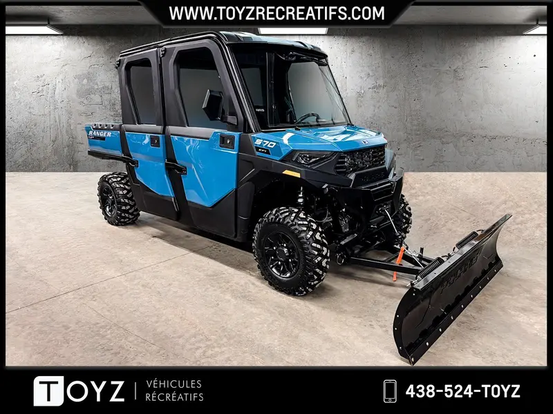 Polaris RANGER CREW SP 570 NORTHSTAR 922 KM / PELLE À NEIGE / CHAUFFAGE 2025