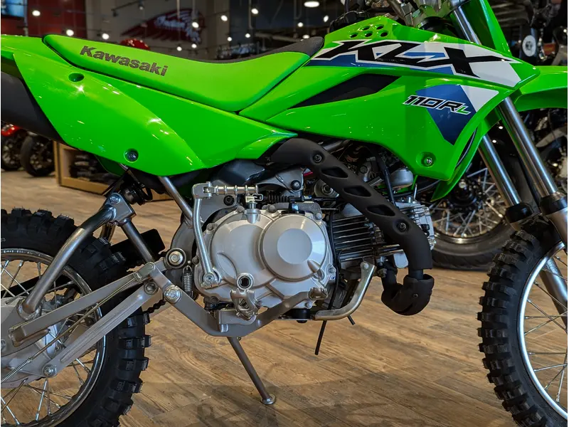 2026 Kawasaki KLX110R L // Lime Green thumbnail 6