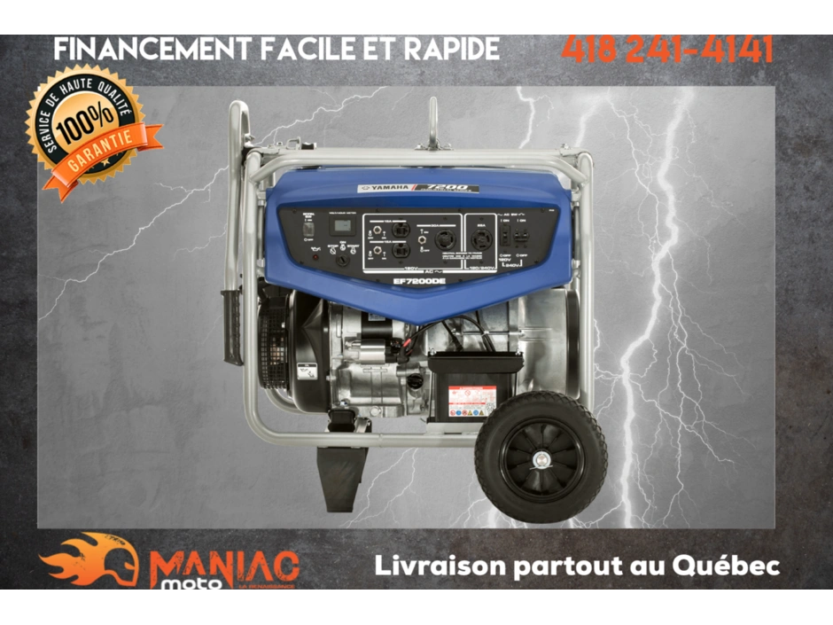 Yamaha Génératrice De Prestige Ef7200de 2025 alt