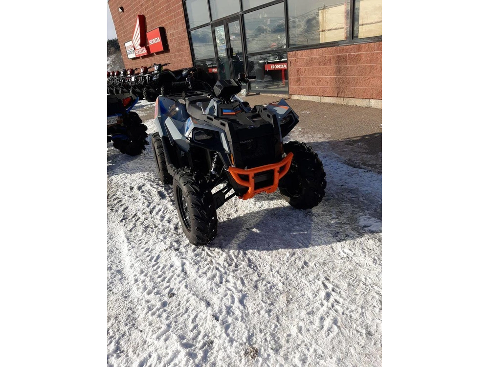 2025 Polaris Scrambler 850 Storm Gray / Radar Blue - Storm Gray / Radar Blue alt