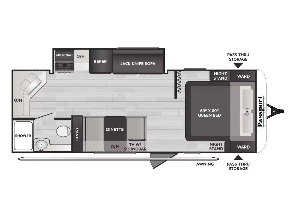 Keystone Rv Passport 224rk 2025 alt