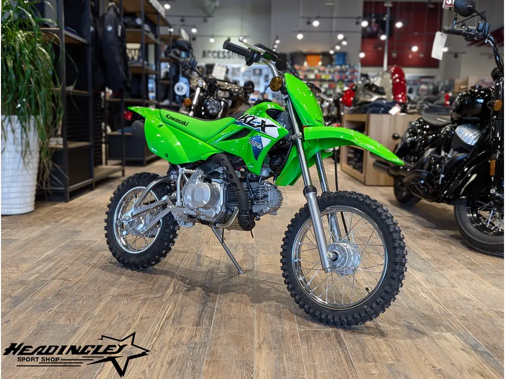2026 Kawasaki KLX110R L // Lime Green