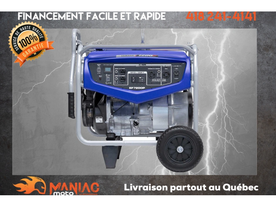 Yamaha Génératrice De Prestige Ef7200p 2025 alt
