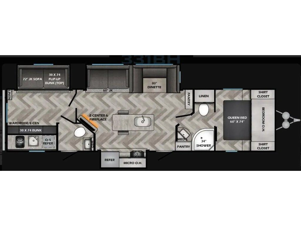 Crossroads Zinger 331bh 2023 alt