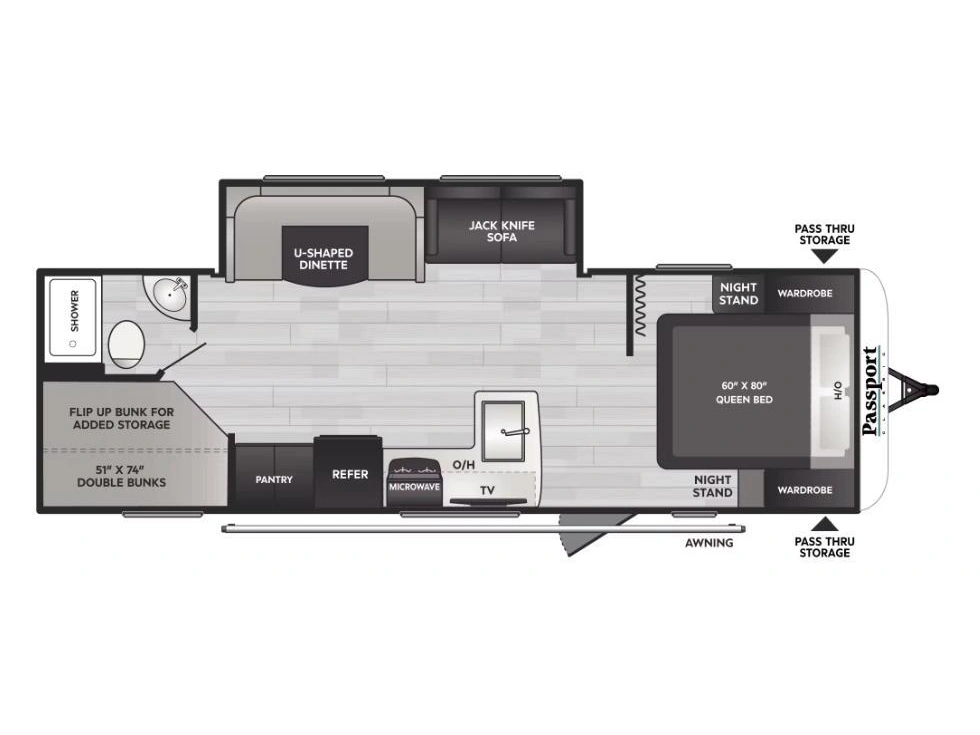 Keystone Rv Passport 264bh 2025 alt