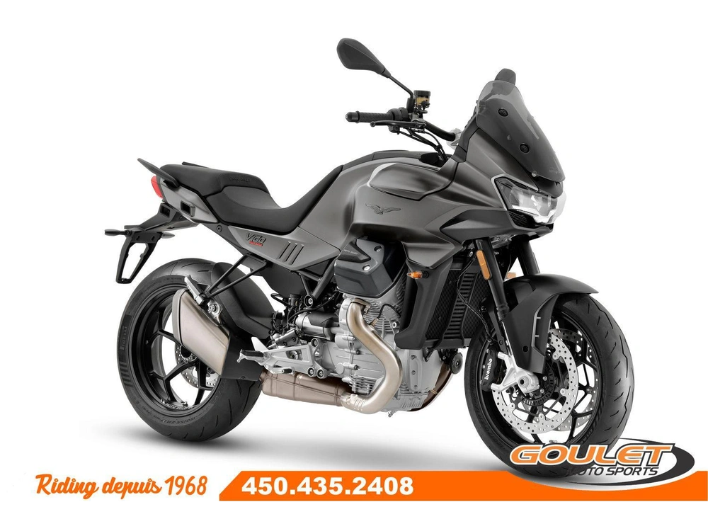 Moto Guzzi V100 Mandello Grigio Titanio 2026 alt