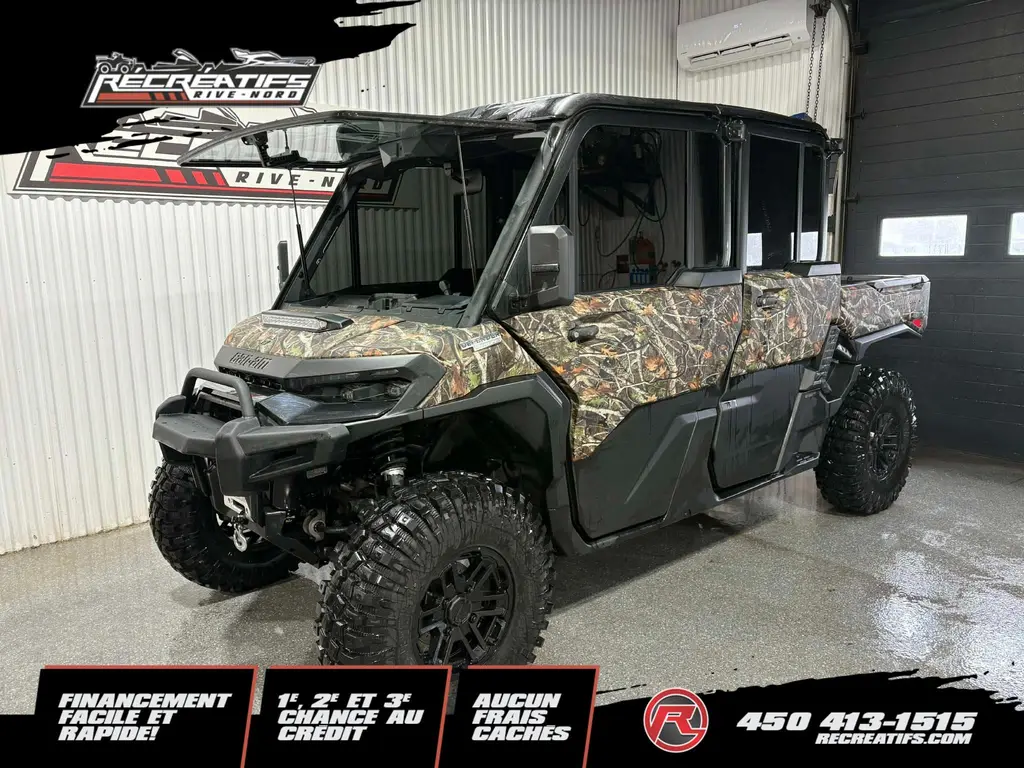 Can-Am DEFENDER HD11 LIMITED CAB MOSSY OAK 2026 - **CABINE CHAUFFÉE ET CLIMATISÉ!!**