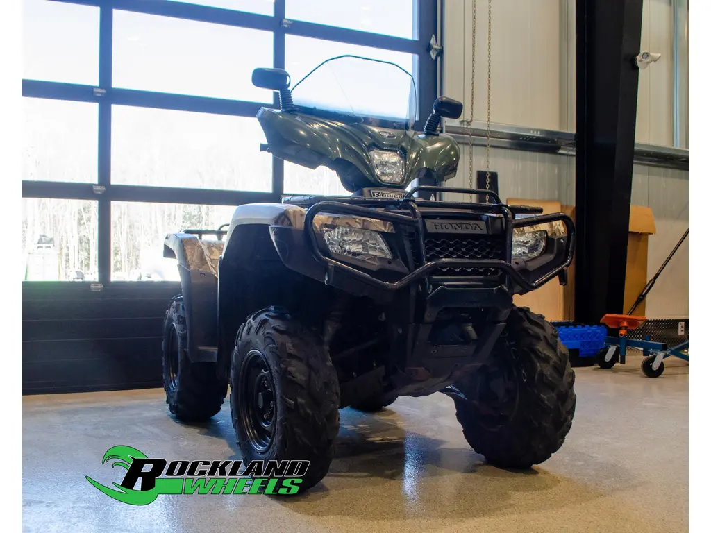 2017 Honda RUBICON 500 WITH WINDSHIELD AND HEATED GRIPS