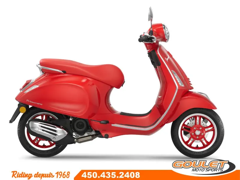 2026 Vespa Primavera 50 Red alt