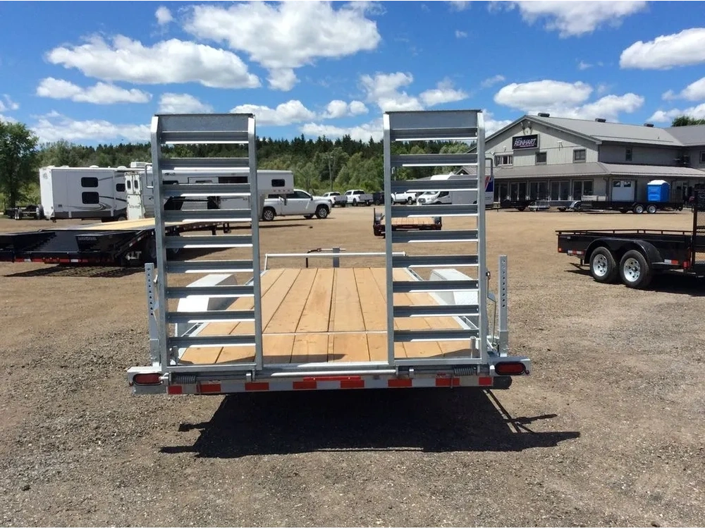 2026 Canada Trailers 82x18 5 Ton Galvanized Equipment Trailer alt