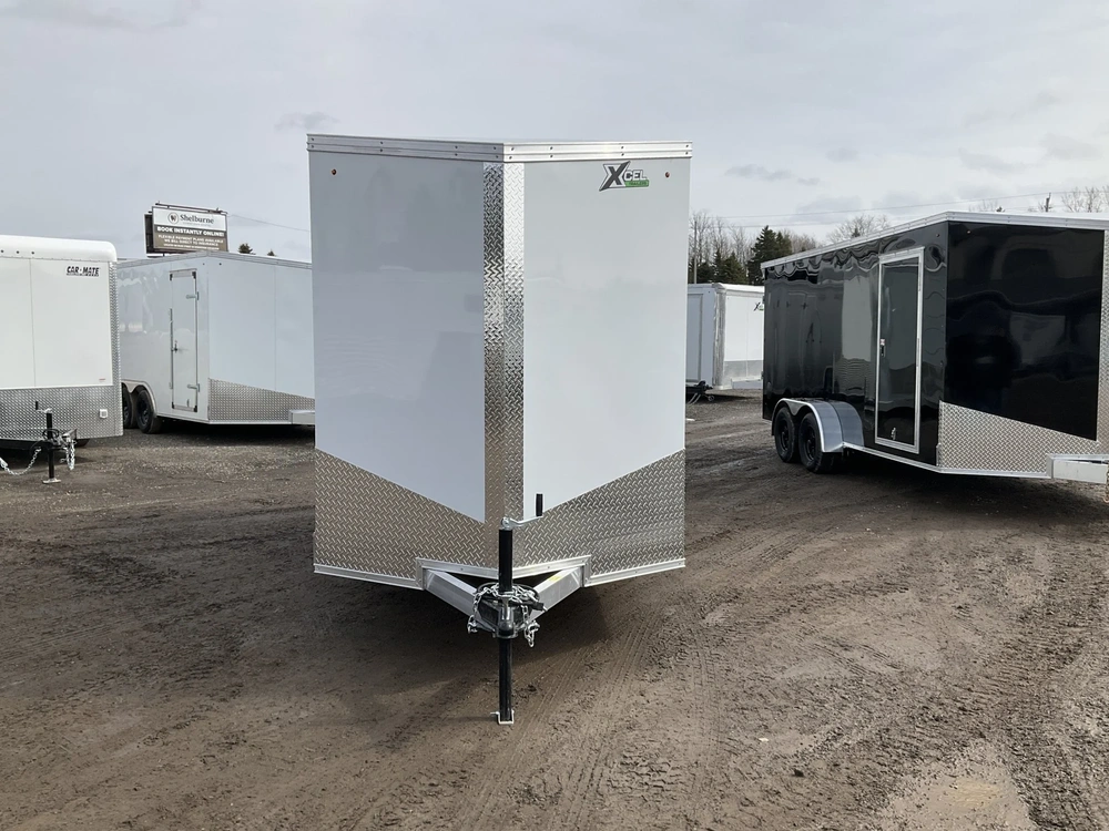 2026 Xcel Trailers 6x12 Plus V-nose All Aluminum Cargo Trailer alt