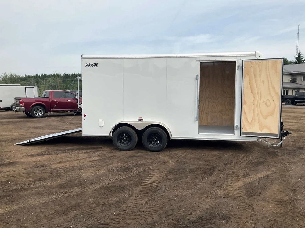 2025 Car Mate Trailers 7x16 Hd Custom Cargo Trailer alt