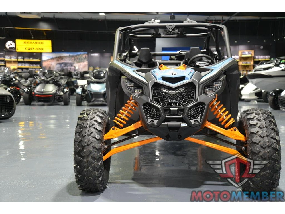2026 Can-am Maverick X3 Max Rs Turbo Rr Scandi Blue & Orange Crush alt