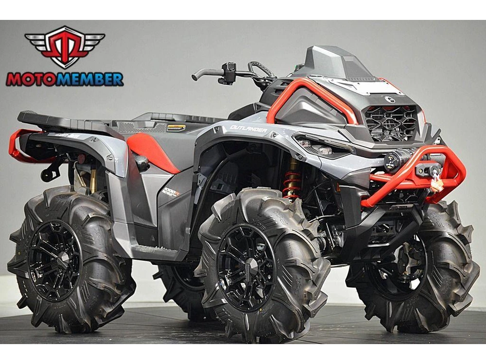 2025 Can-am Outlander X Mr 1000r Granite Grey & Legion Red alt