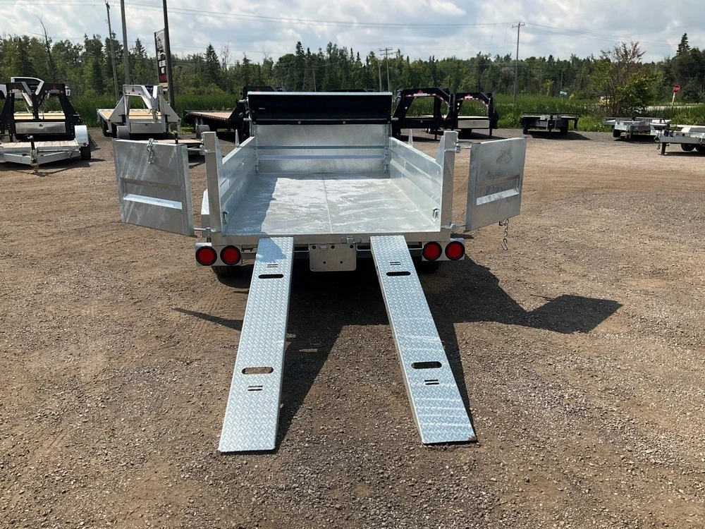 2026 Xcel Trailers 5x10 Ares Galvanized Dump Trailer alt