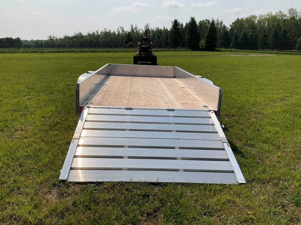 2025 Stronghaul 82x14 All Aluminum 3.5 Ton Landscape Trailer alt