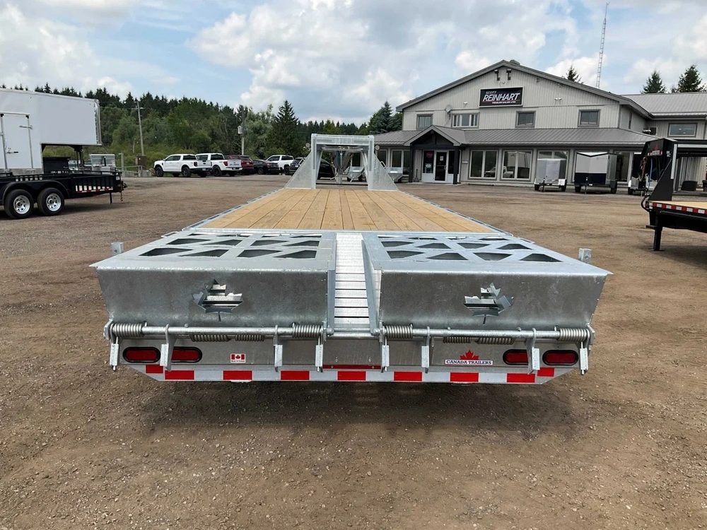 2026 Canada Trailers 8.5x30 12 Ton Galvanized Gooseneck Equipment Trailer alt