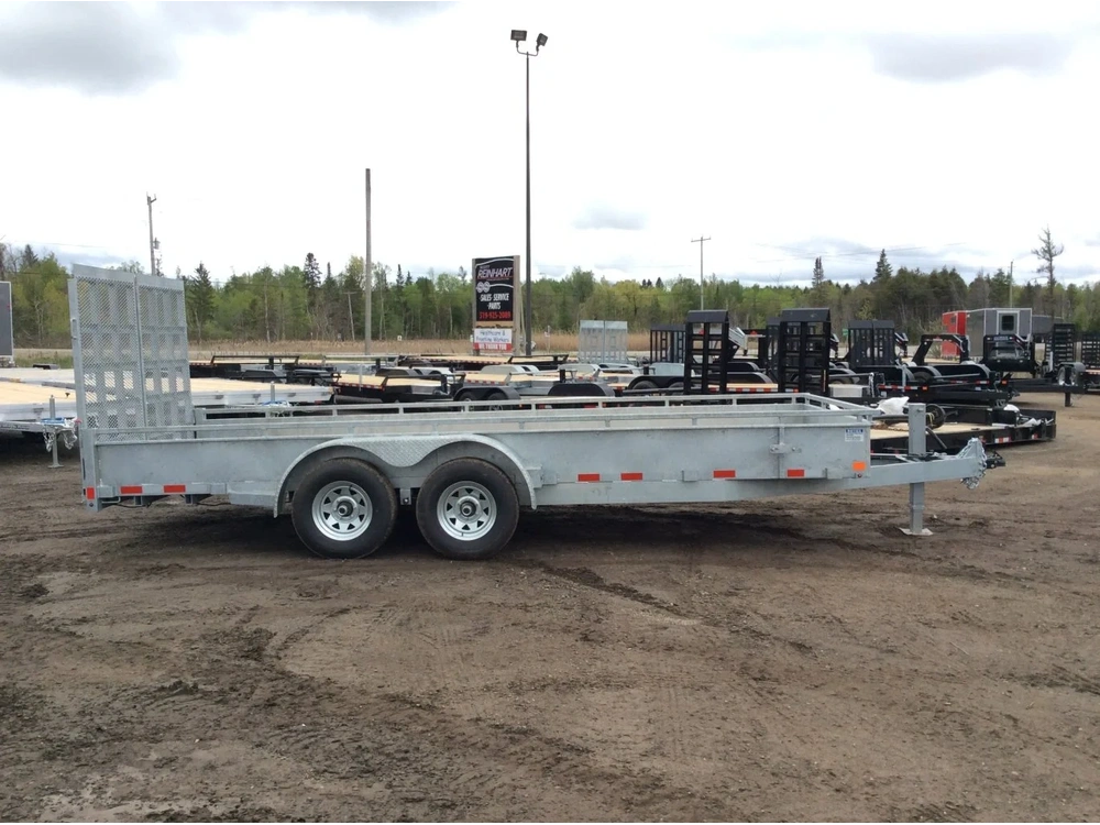 2026 Canada Trailers 82x18 5 Ton Galvanized Landscape Trailer alt