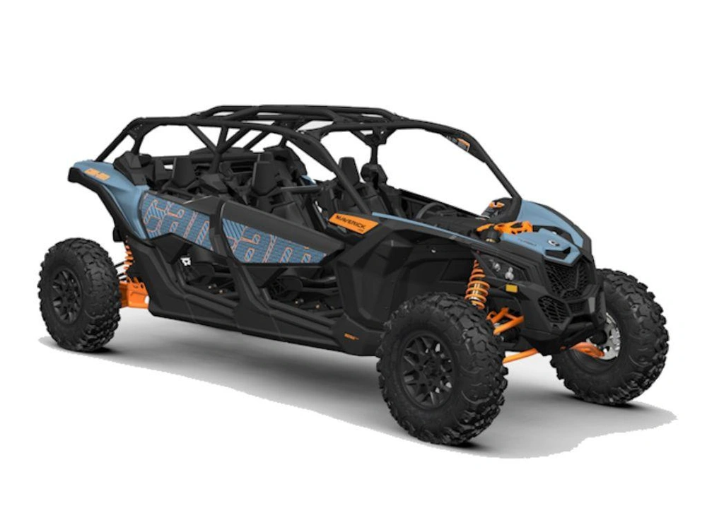 2025 Can-am Maverick X3 Max Ds Turbo Scandi Blue & Orange Crush alt