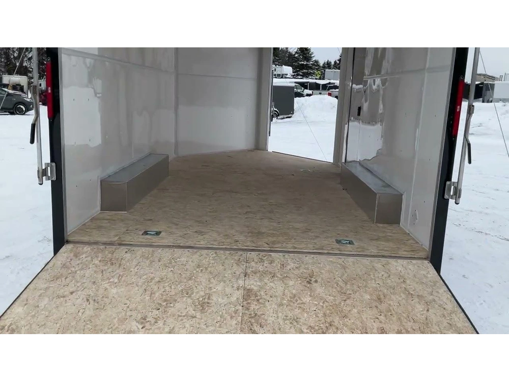 2026 Xcel Trailers 8.5x14 Plus V-nose Aluminum Snowmobile Trailer alt