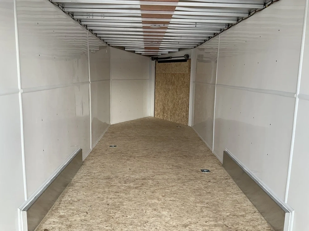 2026 Xcel Trailers 7.5x22 Plus V-nose Aluminum Snowmobile Trailer alt