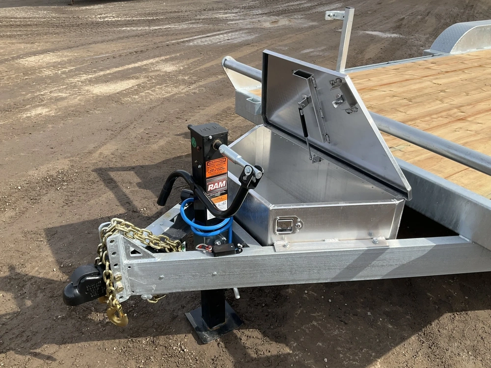 2026 Canada Trailers 82x18 7 Ton Galvanized Equipment Trailer alt