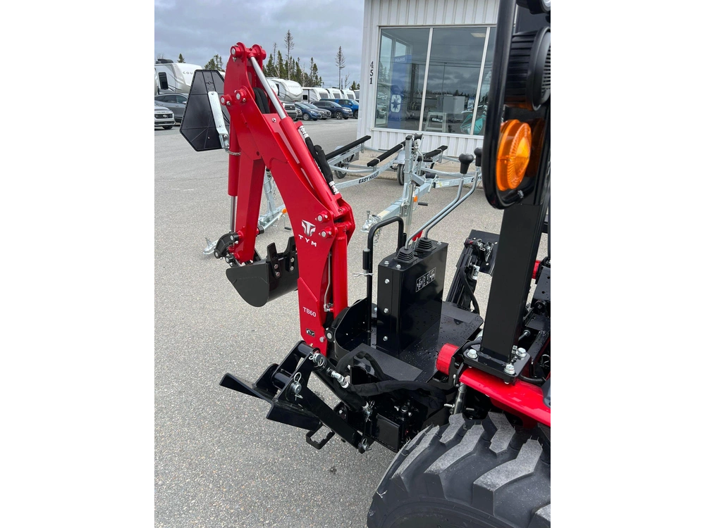 2026 Tym T254 Tractor, Loader, Backhoe Package alt
