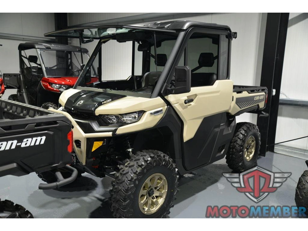 2025 Can-am Defender Limited Hd10 Desert Tan & Stealth Black alt
