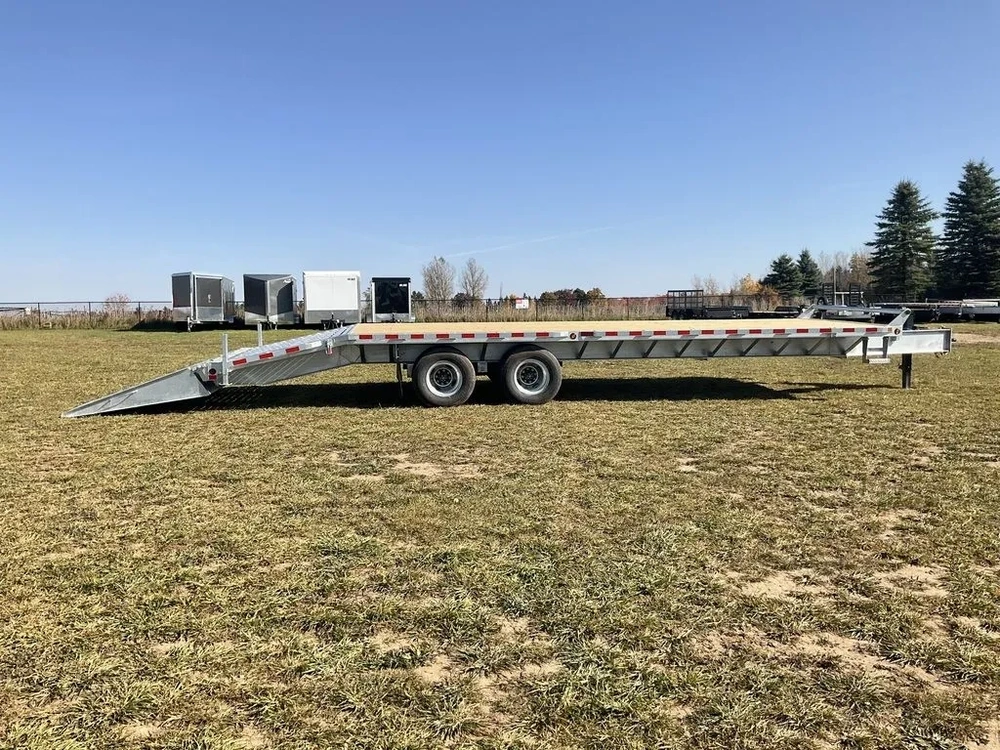 2025 Canada Trailers 8.5x28 12 Ton Galvanized Deckover Equipment Trailer alt