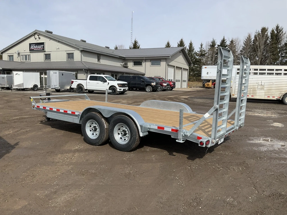 2026 Canada Trailers 82x18 7 Ton Galvanized Equipment Trailer alt