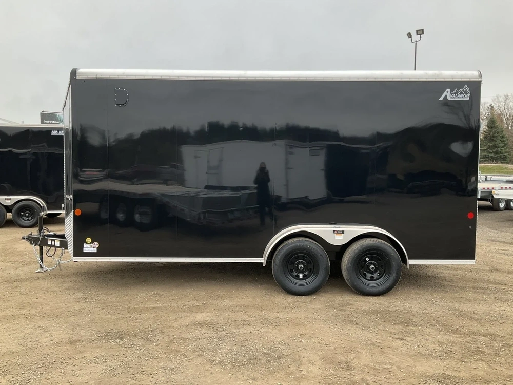 2026 Car Mate Trailers 7x16 Plus V-nose Avalanche Cargo Trailer alt