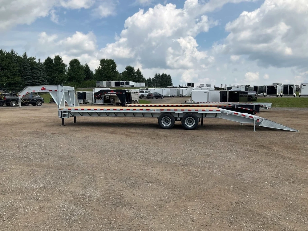 2026 Canada Trailers 8.5x30 12 Ton Galvanized Gooseneck Equipment Trailer alt