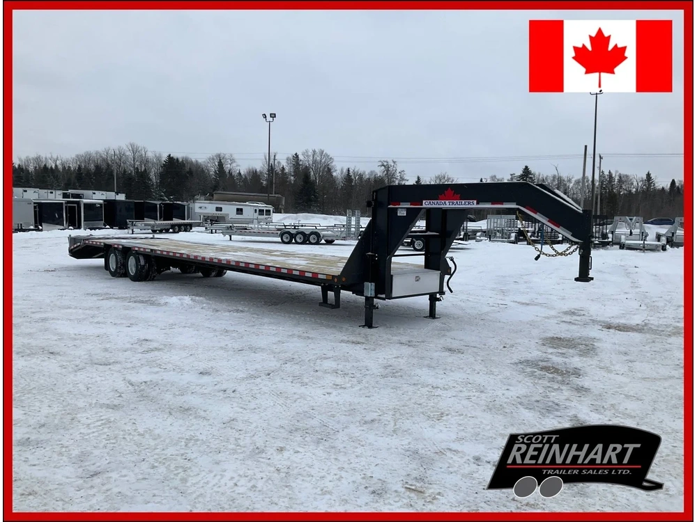 2026 Canada Trailers 8.5x40 12 Ton Gooseneck Equipment Trailer alt