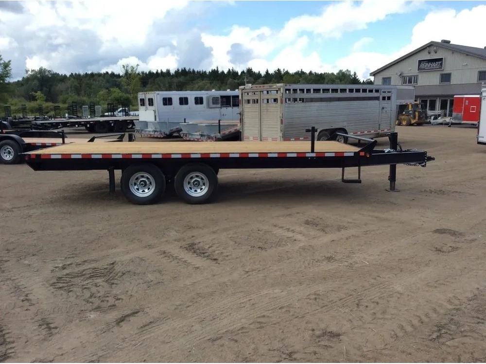 2025 Canada Trailers 8.5x18 5 Ton Deckover Equipment Trailer alt