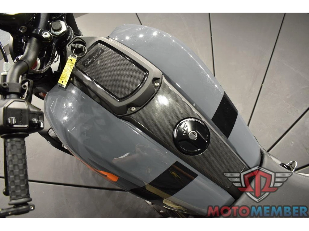 2023 Indian Motorcycle Ftr Stealth Gray/orange Burst alt