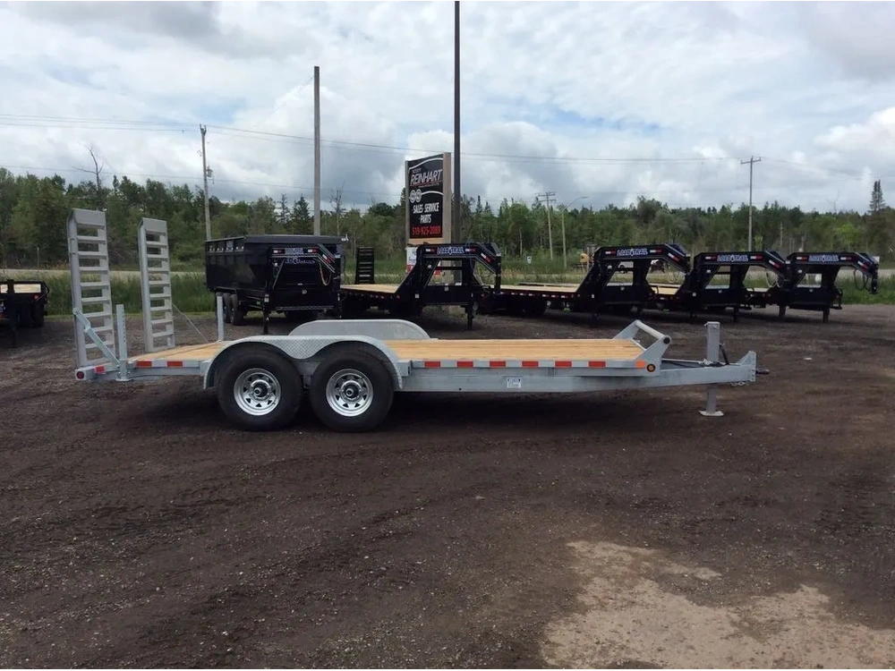 2026 Canada Trailers 82x18 7 Ton Galvanized Equipment Trailer alt