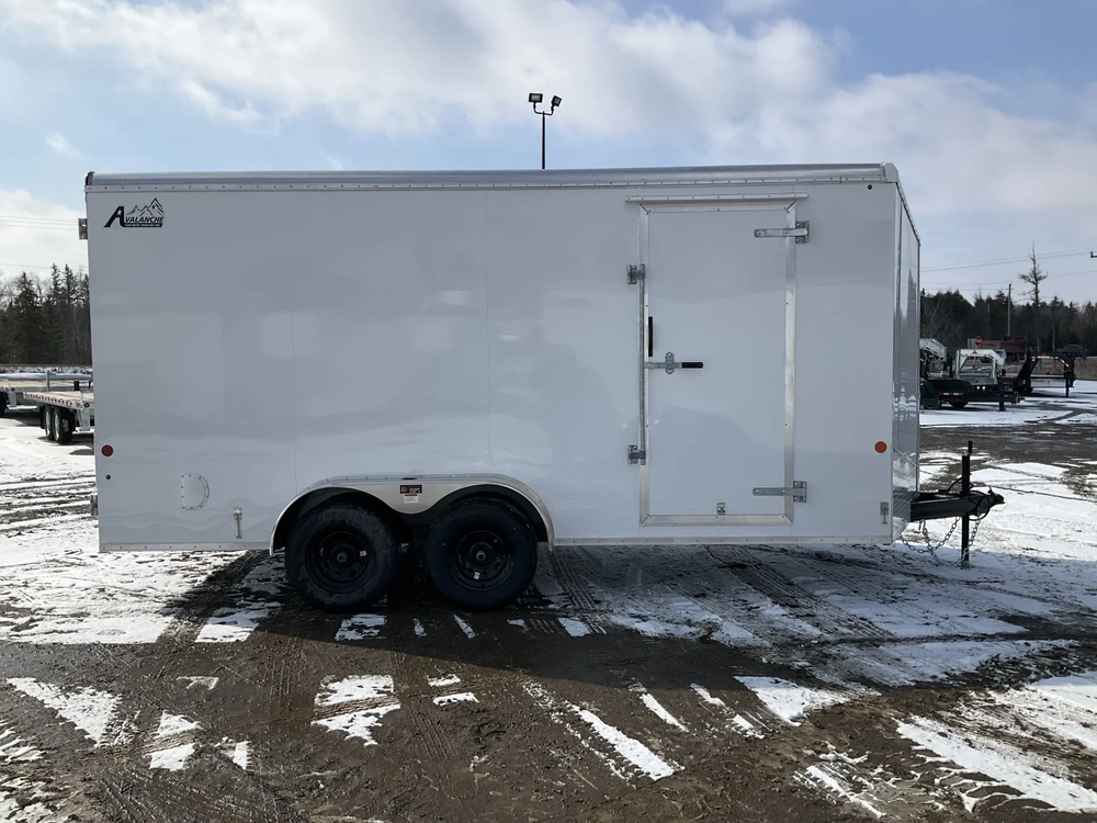 2026 Car Mate Trailers 7x16 Plus V-nose Avalanche Hd Cargo Trailer alt
