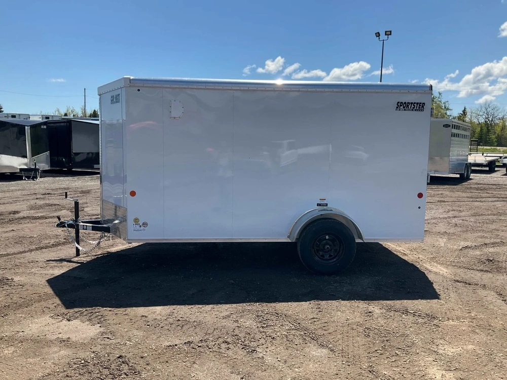 2025 Car Mate Trailers 6x12 Plus V-nose Liberty Sport Cargo Trailer alt