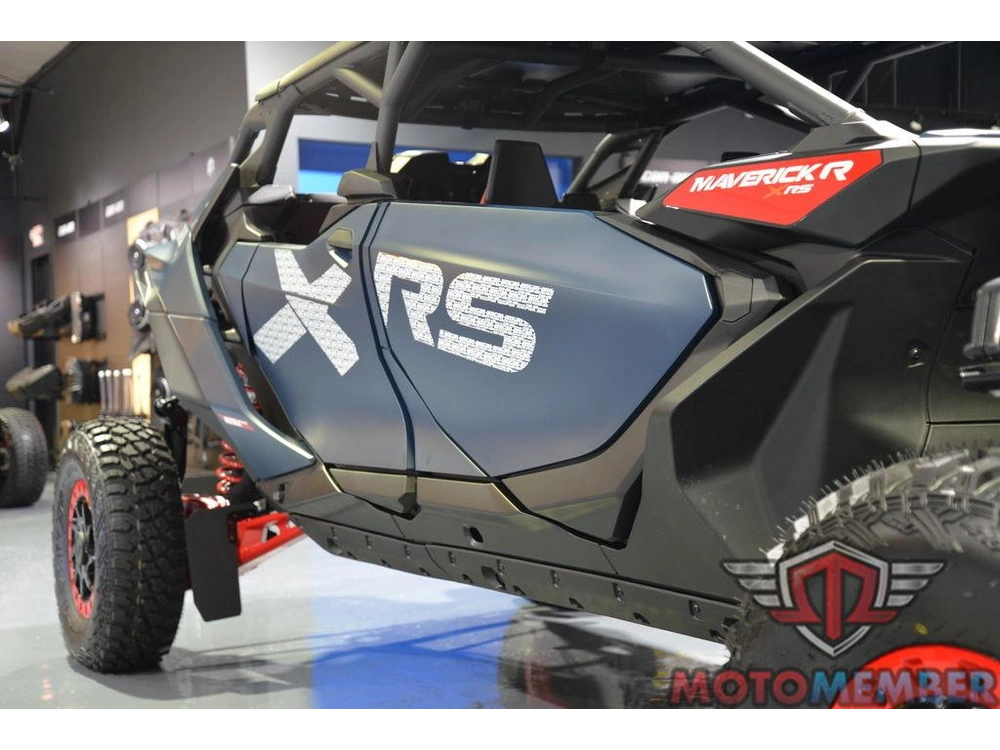 2025 Can-am Maverick R Max X Rs With Smart-shox Dusty Navy & Legion Red alt