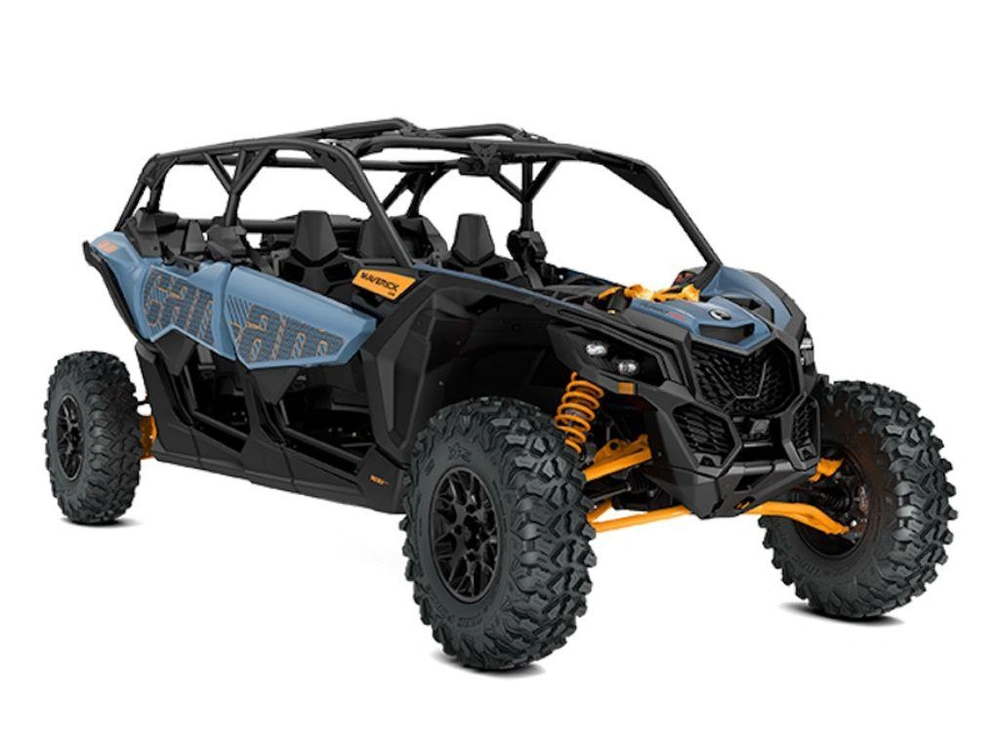 2026 Can-am Maverick X3 Max Ds Turbo Rr Scandi Blue & Orange Crush alt
