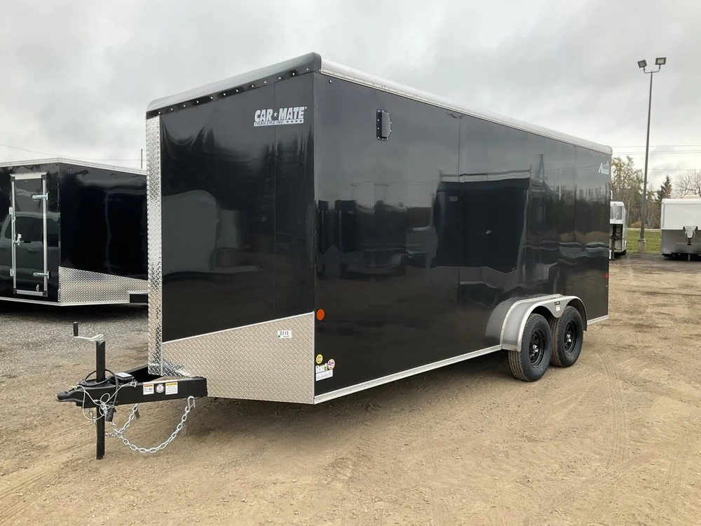 2026 Car Mate Trailers 7x18 Plus V-nose Hd Avalanche Cargo Trailer alt