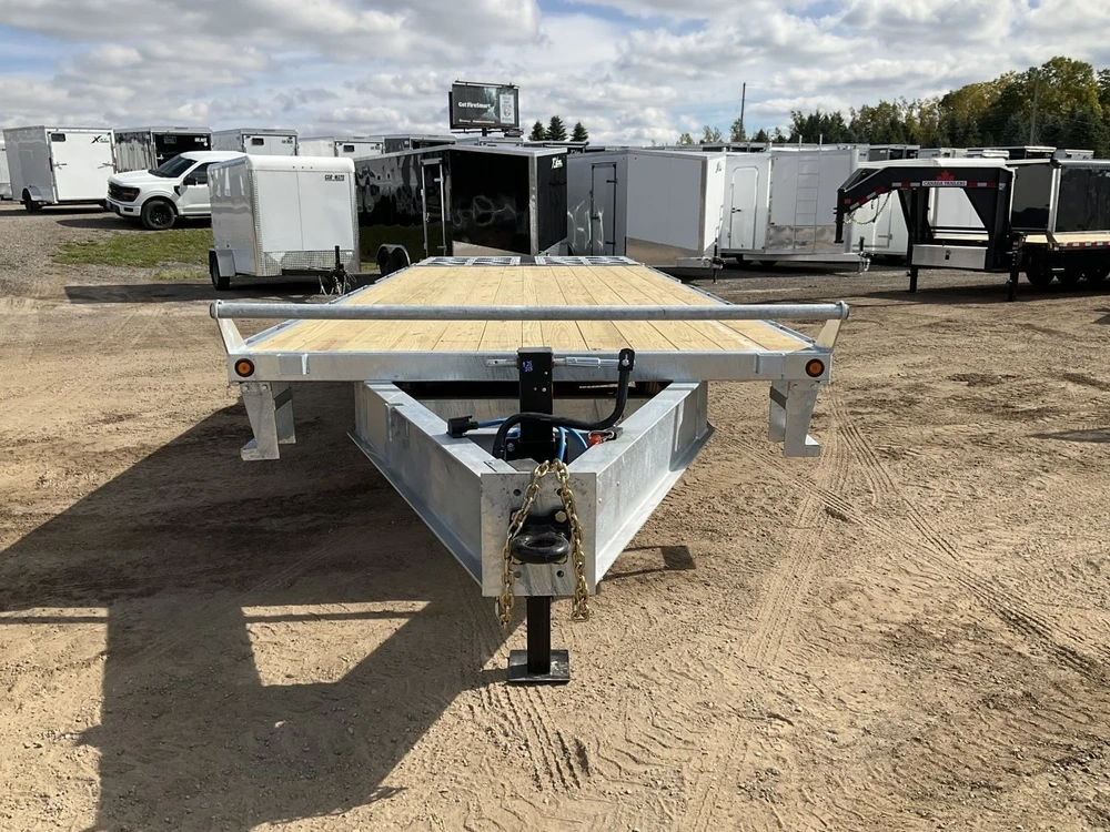 2026 Canada Trailers 8.5x25 10.5 Ton Galvanized Deckover Equipment Trailer alt