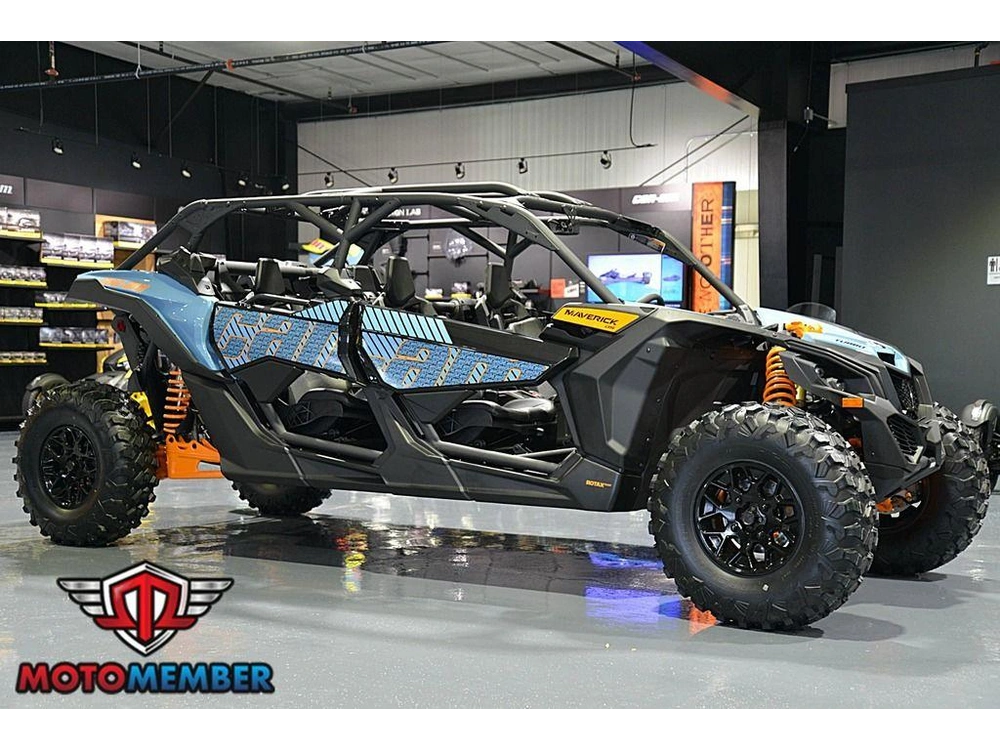 2026 Can-am Maverick X3 Max Ds Turbo Scandi Blue & Orange Crush alt