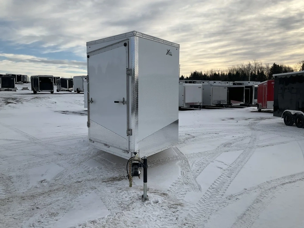 2026 Xcel Trailers 7x14 Plus V-nose Hd Aluminum Snowmobile Trailer alt