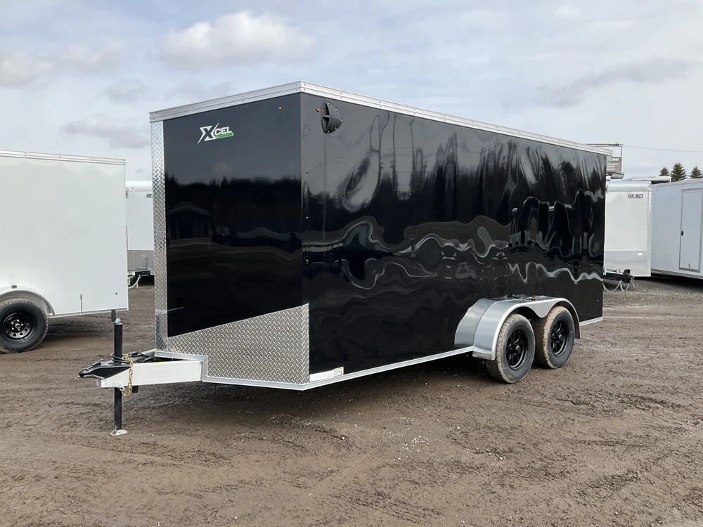 2026 Xcel Trailers 7x16 Plus V-nose All Aluminum Cargo Trailer alt