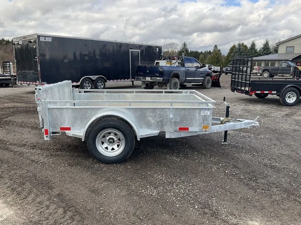 2026 Canada Trailers 5x8 Galvanized Utility Trailer alt