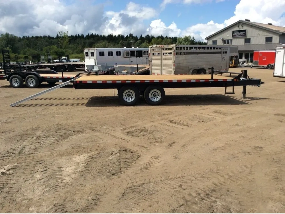2025 Canada Trailers 8.5x18 5 Ton Deckover Equipment Trailer alt